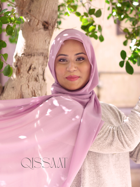 حجاب قصة أساسي من الشيفون (200 سم ناعم وفاخر) detail