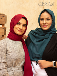 حجاب قصة أساسي من الشيفون (200 سم ناعم وفاخر) 4