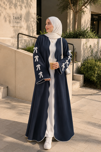 Bow Ribbon Abaya 5