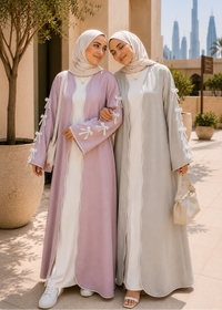 Bow Ribbon Abaya 4